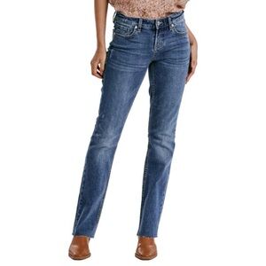 Dear John Women’s Playback  Mid Rise Slim Straight Jeans (Everett)